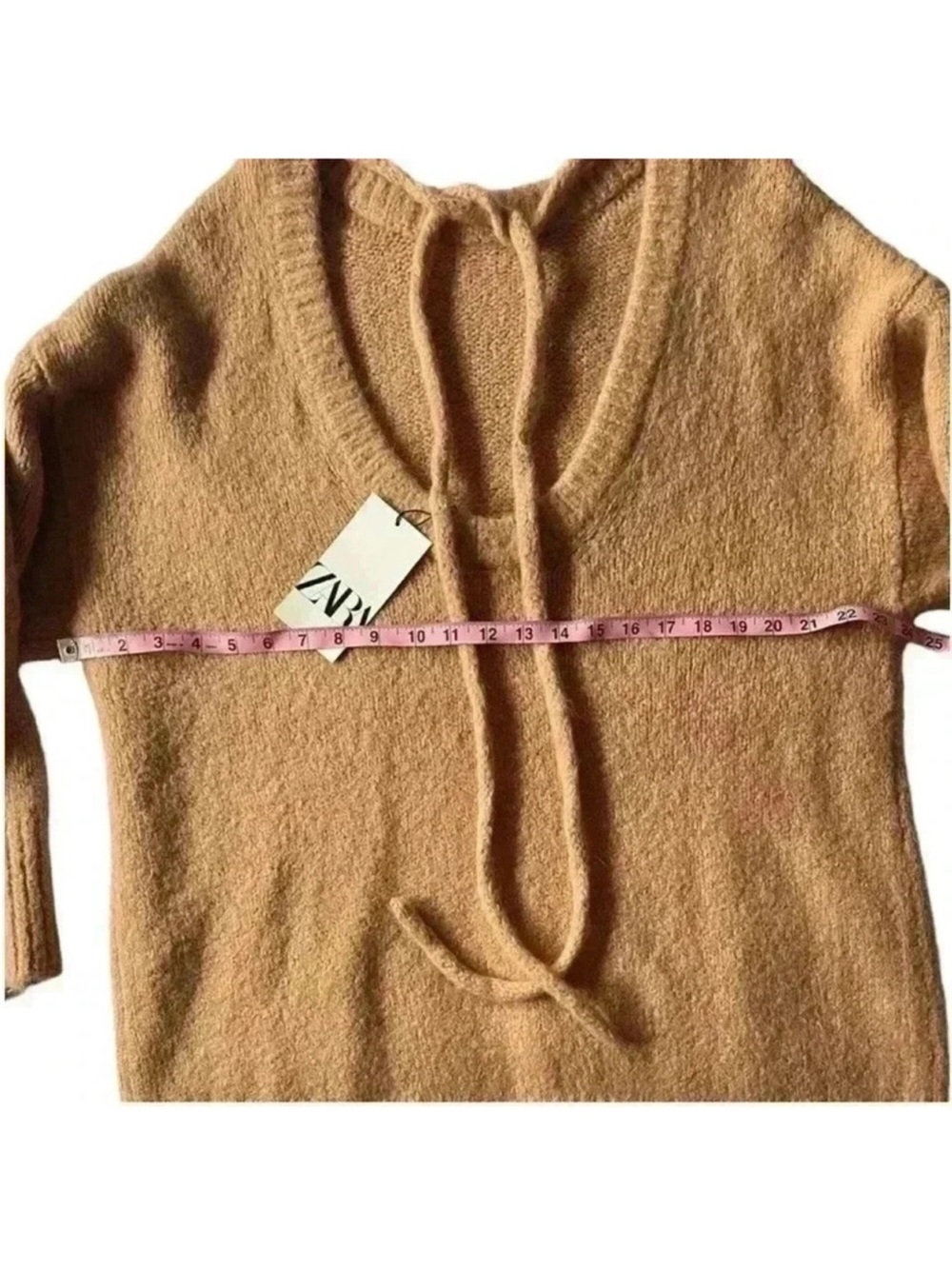 Zara
Zara Oversized Sweater Dress Soft Alpaca Blend Deep V-Neck Ribbed
Hem Cuffs - Picture 7 of 9